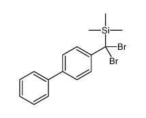 [dibromo-(4-phenylphenyl)methyl]-trimethylsilane Structure