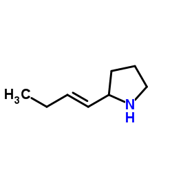 Pyrrolidine, 2-(1E)-1-butenyl- (9CI) picture
