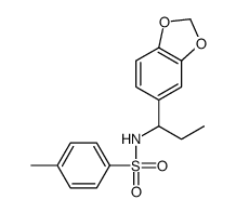 N-[1-(1,3-benzodioxol-5-yl)propyl]-4-methylbenzenesulfonamide结构式