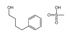 methanesulfonic acid,4-phenylbutan-1-ol Structure