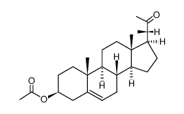 3β-acetoxy-24-nor-chol-5-en-22-one结构式