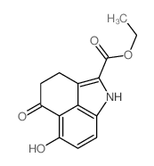 ethyl 6-hydroxy-5-oxo-3,4-dihydro-1H-benzo[cd]indole-2-carboxylate Structure