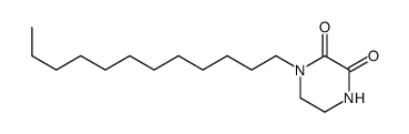 1-dodecylpiperazine-2,3-dione结构式