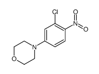 4-(3-chloro-4-nitrophenyl)morpholine结构式