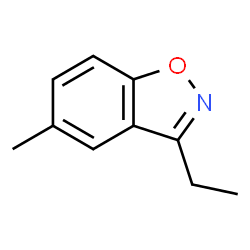 1,2-Benzisoxazole,3-ethyl-5-methyl-(9CI) Structure