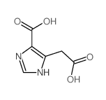 4-(carboxymethyl)-1H-imidazole-5-carboxylic acid结构式