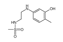 N-[2-(3-hydroxy-4-methylanilino)ethyl]methanesulfonamide结构式