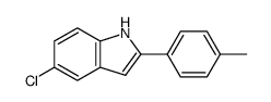 5-CHLORO-2-P-TOLYL-1H-INDOLE结构式