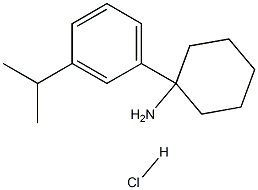 1- (3-isopropylphenyl) cyclohexanamine hydrochloride Structure