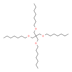 1-{3-(Heptyloxy)-2,2-bis[(heptyloxy)methyl]propoxy}heptane Structure