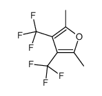 2,5-dimethyl-3,4-bis(trifluoromethyl)furan结构式