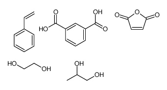 benzene-1,3-dicarboxylic acid,ethane-1,2-diol,furan-2,5-dione,propane-1,2-diol,styrene结构式