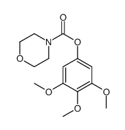 (3,4,5-trimethoxyphenyl) morpholine-4-carboxylate结构式