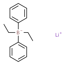 lithium diethyldiphenylborate(1-) structure