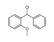 α-(2-methoxyphenyl)benzyl chloride Structure