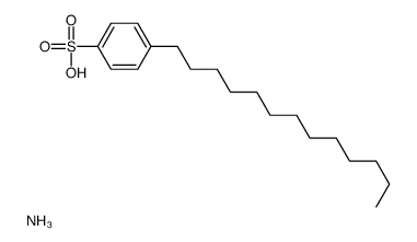 Benzenesulfonic acid, mono-C10-16-alkyl derivs., ammonium salts structure
