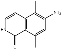 6-amino-5,8-dimethylisoquinolin-1(2h)-one结构式