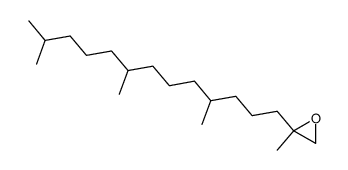 1,2-epoxy-2,6,10,14-tetramethylpentadecane Structure