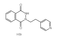 2-(2-(4-Pyridinyl)ethyl)-2,3-dihydro-1,4-phthalazinedione Structure