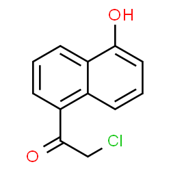 Ethanone, 2-chloro-1-(5-hydroxy-1-naphthalenyl)- (9CI)结构式