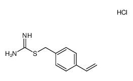 4-(vinylbenzyl)isothiuronium chloride结构式