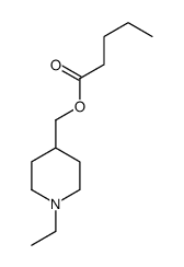 Pentanoic acid, (1-ethyl-4-piperidinyl)methyl ester (9CI)结构式