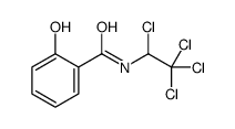 2-hydroxy-N-(1,2,2,2-tetrachloroethyl)benzamide结构式