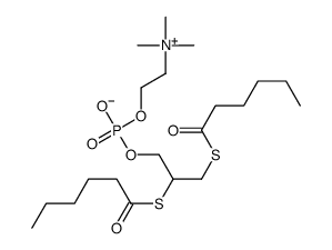 1,2-hexanoylthiophosphotidylcholine Structure