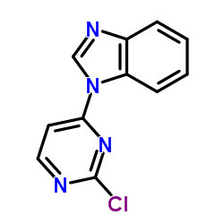 1-(2-Chloro-4-pyrimidinyl)-1H-benzimidazole Structure