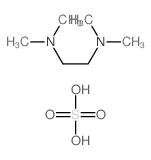 sulfuric acid; N,N,N,N-tetramethylethane-1,2-diamine Structure