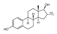 16-alpha-(125)I-iodoestradiol-17-beta Structure
