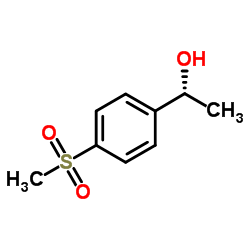 (1R)-1-[4-(Methylsulfonyl)phenyl]ethanol Structure