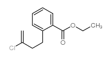 4-(2-CARBOETHOXYPHENYL)-2-CHLORO-1-BUTENE结构式