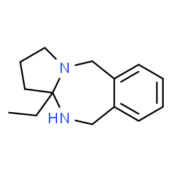 1H-Pyrrolo[1,2-b][2,4]benzodiazepine,3a-ethyl-2,3,3a,4,5,10-hexahydro-(9CI) structure