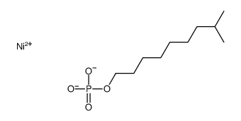Phosphoric acid, isodecyl nickel(2+) salt (2:3) Structure
