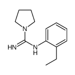 1-Pyrrolidinecarboximidamide,N-(2-ethylphenyl)-(9CI)结构式