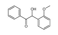 2-Hydroxy-2-(2-methoxyphenyl)-1-phenylethanone Structure