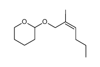 (Z)-2-((2-methylhex-2-en-1-yl)oxy)tetrahydro-2H-pyran Structure