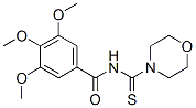 N-(Morpholinothioxomethyl)-3,4,5-trimethoxybenzamide结构式