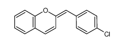 2-(4-chlorobenzylidene)-2H-chromene结构式