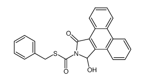 N-carbothiobenzyloxy-3-hydroxyphenantro[9,10-c]pyrrolin-1-one Structure