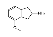 4-甲氧基-2,3-二氢-1H-茚-2-胺结构式