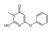 3-methyl-6-phenoxy-1H-pyrimidine-2,4-dione结构式