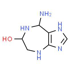 Imidazo[4,5-e][1,4]diazepin-6-ol,8-amino-1,4,5,6,7,8-hexahydro- (9CI) Structure