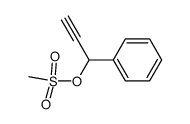 1-phenyl-2-propynyl methanesulfonate Structure
