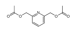 2,6-bis-acetoxymethyl-pyridine结构式