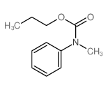 propyl N-methyl-N-phenyl-carbamate Structure