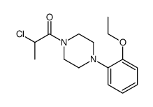 2-chloro-1-[4-(2-ethoxyphenyl)piperazin-1-yl]propan-1-one结构式