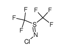 N-chloro-S,S-bis(trifluoromethyl)sulfilimine Structure