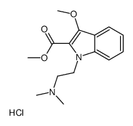 1-(beta-Dimethylaminoaethyl)-2-methoxycarbonyl-3-methoxy-indol-hydroch lorid [German] structure